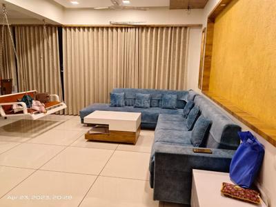 Hall Image of 2115 Sq.ft 3 BHK Apartment / Flat for rent in Gala Aria, South Bopal Ahmedabad for Rs. 60000