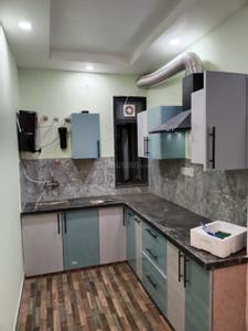 Kitchen Image of 600 Sq.ft 1 BHK Apartment / Flat for rent in Raja Park Jaipur for Rs. 25000