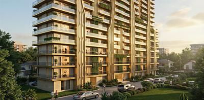 Image of 1915 Sq.ft 3 BHK Apartment / Flat for sale in Sarayu Celestial Tower, Gazipur, Zirakpur for Rs. 14343350