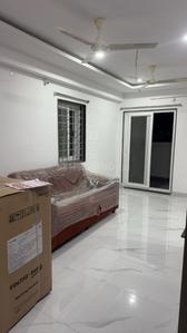 Living Room Image of 900 Sq.ft 1 BHK Apartment / Flat for rent in Madhapur Hyderabad for Rs. 35000