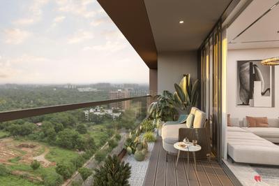 Balcony Image of 700 Sq.ft 2 BHK Apartment / Flat for sale in Shivay Aalay, Chharodi Ahmedabad for Rs. 6500000