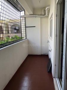 Balcony Image of 1350 Sq.ft 2 BHK Builder Floor for rent in Murugeshpalya Bengaluru for Rs. 45000