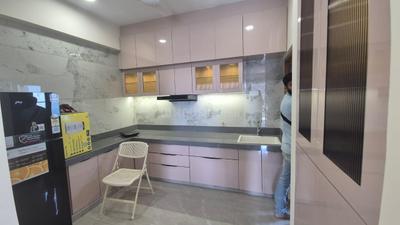 Kitchen Image of 2259 Sq.ft 3 BHK Apartment / Flat for rent in Pramukh Omkar Rivanta 1, Randesan Gandhinagar for Rs. 40000