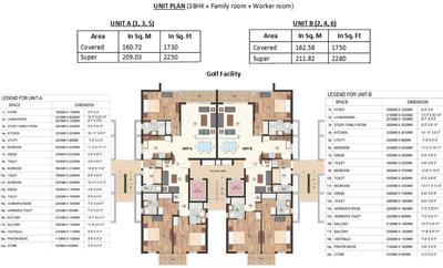 Image of 1351 Sq.ft 2 BHK Apartment / Flat for sale in Jaypee The Pavilion Court, Sector 128, Noida for Rs. 12100000