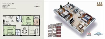 Image of 1180 Sq.ft 2 BHK Apartment / Flat for sale in Bheemunipatnam, Visakhapatnam for Rs. 5310000