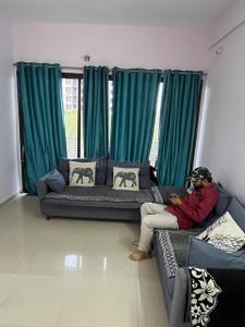 Hall Image of 950 Sq.ft 3 BHK Apartment / Flat for rent in Avirat Silver Gardenia, Gota Ahmedabad for Rs. 31000