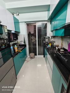Kitchen Image of 700 Sq.ft 1 BHK Apartment / Flat for sale in The Evergreen Heights, Kalwa Thane for Rs. 9000000