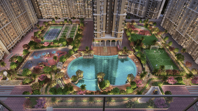 Image of 1276 Sq.ft 3 BHK Apartment / Flat for sale in Dosti Willow, Thane West, Thane for Rs. 26800000