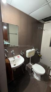 Bathroom Image of 1250 Sq.ft 2 BHK Apartment / Flat for rent in Savvy Swaraaj Pragati PH 2 2A, Gota Ahmedabad for Rs. 21000