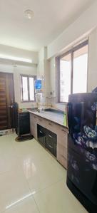 Kitchen Image of 1280 Sq.ft 2 BHK Apartment / Flat for rent in Ganesh Aaradhana Sky, Narolgam Ahmedabad for Rs. 17000