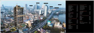 Image of 1696 Sq.ft 3 BHK Apartment / Flat for sale in ATK The Burj, Topsia, Kolkata for Rs. 30000000