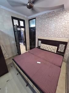 Bedroom Image of 450 Sq.ft 1 BHK Builder Floor for rent in Lajpat Nagar New Delhi for Rs. 20500