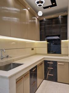 Kitchen Image of 810 Sq.ft 3 BHK Apartment / Flat for sale in Hans Luxury Floor, Razapur Khurd New Delhi for Rs. 6200000