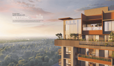 Image of 2412 Sq.ft 3 BHK Apartment / Flat for sale in Kudasan, Gandhinagar for Rs. 12328000