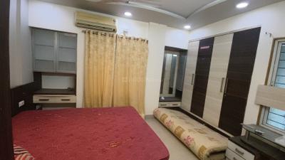 Bedroom Image of 1500 Sq.ft 3 BHK Apartment / Flat for rent in Nigdi Pune for Rs. 40000