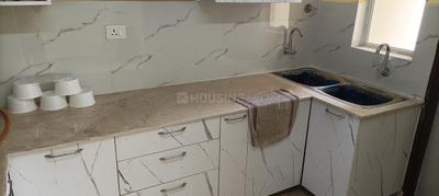 Kitchen Image of 1400 Sq.ft 3 BHK Apartment / Flat for rent in Unimark Springfield 2, Rajarhat Kolkata for Rs. 30000