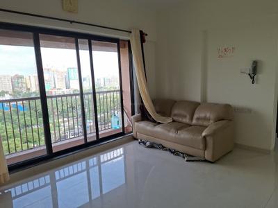 Living Room Image of 580 Sq.ft 1 BHK Apartment / Flat for rent in Geetai Siena, Vikhroli East Mumbai for Rs. 35000