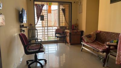 Living Room Image of 695 Sq.ft 1 BHK Apartment / Flat for sale in Pratik Harmony, Kalamboli Navi Mumbai for Rs. 7500000