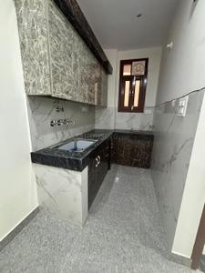Kitchen Image of 600 Sq.ft 2 BHK Builder Floor for rent in Guru Ji Builders And Developers 1, Dwarka Mor New Delhi for Rs. 15500