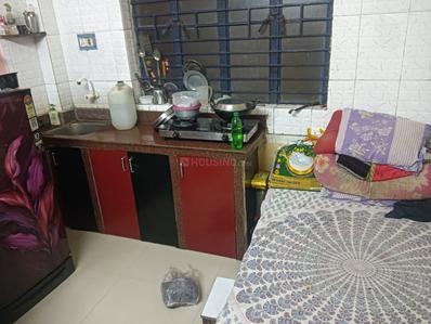 Kitchen Image of 324 Sq.ft 1 BHK Apartment / Flat for sale in Aashray Suresh Sova Abasan, Panchpota Kolkata for Rs. 1250000