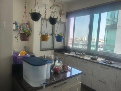 Kitchen Image of 2300 Sq.ft 3 BHK Apartment / Flat for rent in Sattva Magnificia, Mahadevapura Bengaluru for Rs. 120000