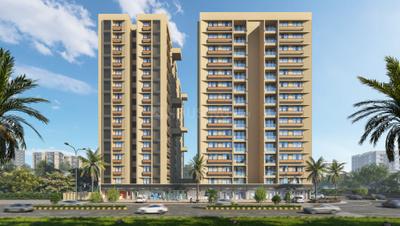 Image of 1845 Sq.ft 3 BHK Apartment / Flat for sale in Signor Skyline, Zundal, Ahmedabad for Rs. 7020000