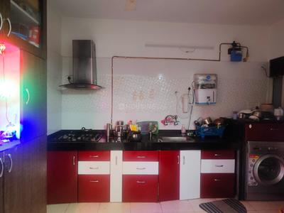 Kitchen Image of 682 Sq.ft 1 BHK Apartment / Flat for rent in GK Rose Icon, Pimple Saudagar Pune for Rs. 24000