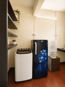 Kitchen Image of 500 Sq.ft 1 BHK Studio for rent in Karve Nagar Pune for Rs. 25000