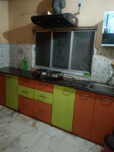 Kitchen Image of 450 Sq.ft 1 BHK Apartment / Flat for rent in Patuli Kolkata for Rs. 14000