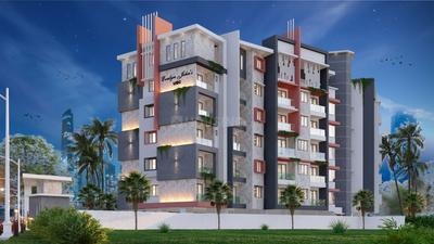 Image of 1388 Sq.ft 2 BHK Apartment / Flat for sale in Bejai, Mangalore for Rs. 8100000