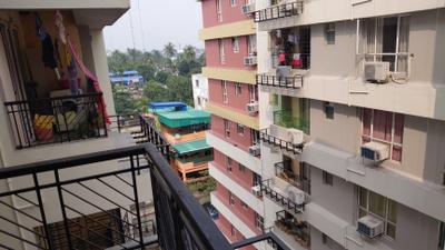 Bedroom Image of 1050 Sq.ft 2.5 BHK Apartment / Flat for rent in Siddha Pines Apartments, Rajarhat Kolkata for Rs. 22000