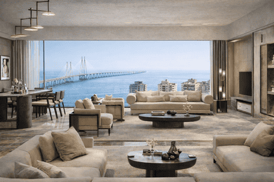 Image of 4000 Sq.ft 5 BHK Apartment / Flat for sale in Rustomjee Crown, Prabhadevi, Mumbai for Rs. 289000000