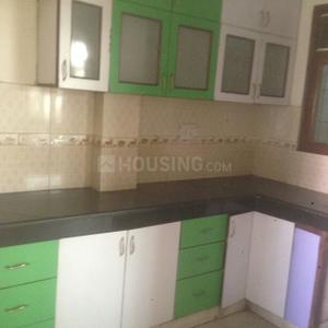 Kitchen Image of 407 Sq.ft 1 BHK Independent House for rent in RWA Lajpat Nagar 4 Colonies, Lajpat Nagar New Delhi for Rs. 23000