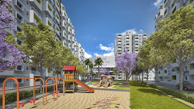 Image of 1081 Sq.ft 2 BHK Apartment / Flat for sale in Sattva Park Cubix Phase II, Devanahalli, Bengaluru for Rs. 9424502