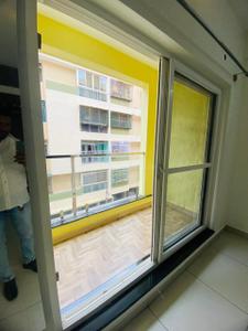 Balcony Image of 1200 Sq.ft 2 BHK Builder Floor for rent in Murugeshpalya Bengaluru for Rs. 46000