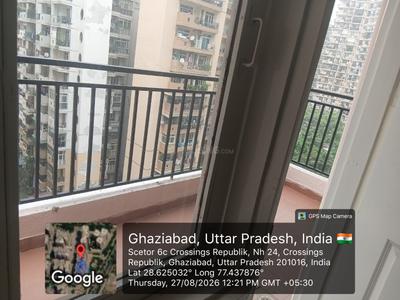 Balcony Image of 1685 Sq.ft 3 BHK Apartment / Flat for sale in Exotica Eastern Court, Crossings Republik Ghaziabad for Rs. 11700000