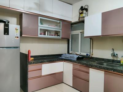Kitchen Image of 1180 Sq.ft 3 BHK Apartment / Flat for rent in Rosa Bella, Hiranandani Estate Thane for Rs. 60000