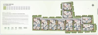 Image of 1372 Sq.ft 3 BHK Apartment / Flat for sale in Kalyan Nagar, Bengaluru for Rs. 8300000