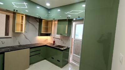 Kitchen Image of 1800 Sq.ft 3 BHK Apartment / Flat for rent in Aparna Zenon, Puppalaguda Hyderabad for Rs. 75000