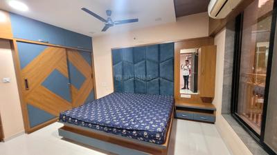 Bedroom Image of 1500 Sq.ft 2 BHK Apartment / Flat for rent in Karelibagh Vadodara for Rs. 15000