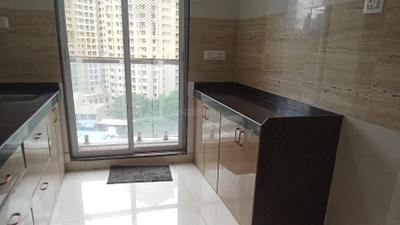 Kitchen Image of 650 Sq.ft 2 BHK Apartment / Flat for rent in JVM Tiara, Kasarvadavali Thane for Rs. 25000