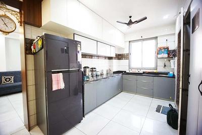 Kitchen Image of 2052 Sq.ft 3 BHK Apartment / Flat for sale in Sai Melbourne Lifestyle, Nana Chiloda Ahmedabad for Rs. 8250000