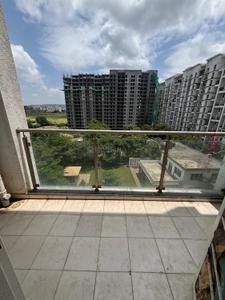 Balcony Image of 850 Sq.ft 2 BHK Apartment / Flat for rent in Vascon Citron, Wagholi Pune for Rs. 23000
