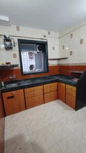Kitchen Image of 550 Sq.ft 1 BHK Apartment / Flat for rent in Thane West Thane for Rs. 25000
