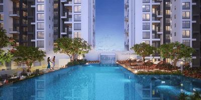 Image of 1012 Sq.ft 2 BHK Apartment / Flat for sale in Rama Metro Life Maxima Residences, Tathawade, Pune for Rs. 6000000