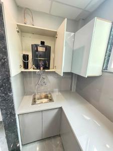 Kitchen Image of 600 Sq.ft 1 RK Builder Floor for rent in Sector 46 Gurgaon for Rs. 23000