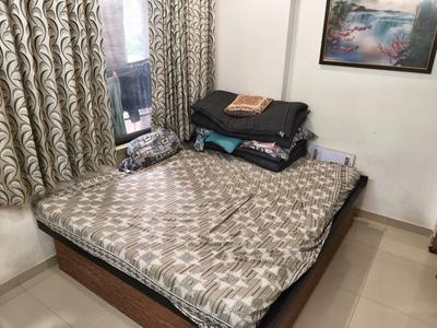 Bedroom Image of 400 Sq.ft 1 BHK Apartment / Flat for rent in Savvy Studioz, Gota Ahmedabad for Rs. 20000