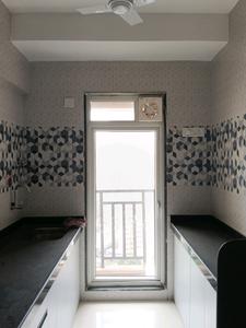 Kitchen Image of 500 Sq.ft 1 BHK Apartment / Flat for rent in Raunak Bliss Phase A A3, Kasarvadavali Thane for Rs. 26998