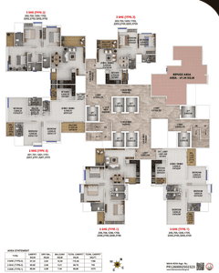 Image of 1180 Sq.ft 2 BHK Apartment / Flat for sale in Vardhaman Skysymphony, Wakad, Pune for Rs. 10600000