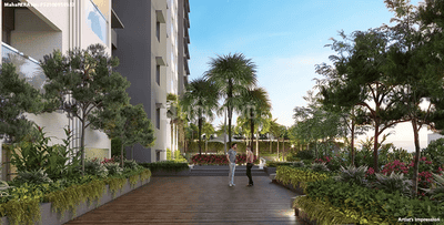 Image of 1446 Sq.ft 3 BHK Apartment / Flat for sale in VJ Palladio Kharadi Central Phase 2, Kharadi, Pune for Rs. 14500000